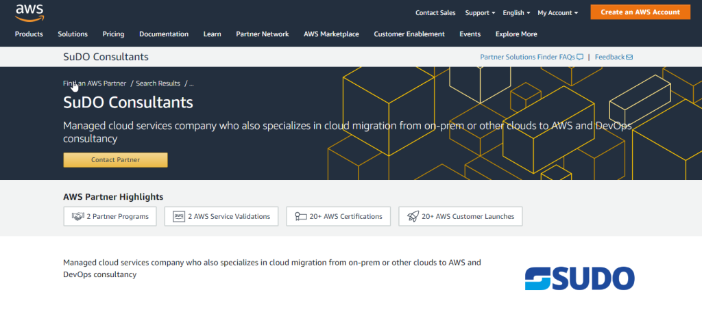 SUDO AWS Partner